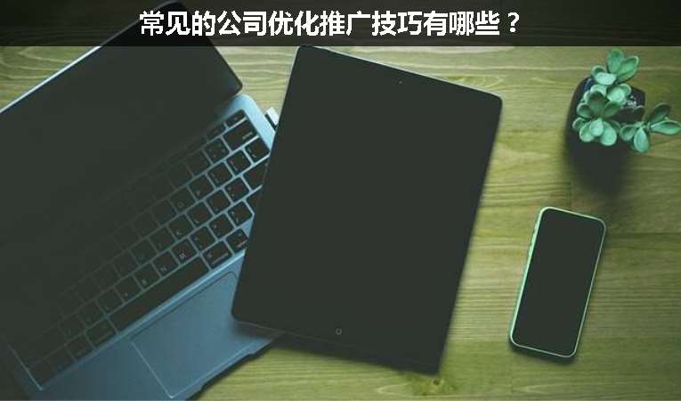 常見的公司優(yōu)化推廣技巧有哪些？