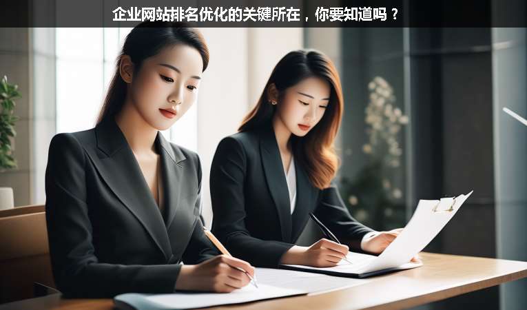 企業(yè)網(wǎng)站排名優(yōu)化的關鍵所在，你要知道嗎？